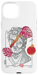 Coque pour iPhone 15 Plus Vaporwave Buste romain Surréaliste Statue rétro Futurisme Esthétique