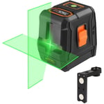 Niveau Laser, Laser Croix Vert 30m, Laser Brillant Indépendant à 110°, IP54 Etanche, Auto-Nivellement, 360° SC-L07G - Todot