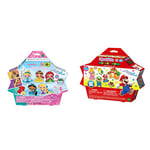 Aquabeads 31946 Brothers Super Mario Character Set & 31606 Disney Princess Dazzle Set Playset