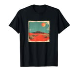 Desert With Red Sand Vintage Landscape Graphic T-Shirt