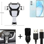 Car holder air vent mount for Oppo A20 cell phone mount