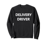 Delivery Driver Contractor Staff Carrier Worker Job Uniform Sweatshirt