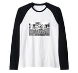 Monty Python John Cleese & Michael Palin Bikinis 1970 Raglan Baseball Tee