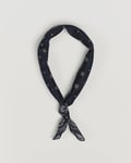 Amanda Christensen Cotton Voilé Printed Medallion Bandana Navy