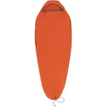 SEA TO SUMMIT Reactor Fleece Sleeping Bag Liner Mummy W/ Drawcord Standard Orange Unique 2024