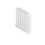 HJM - Radiateur électrique à inertie fluide 2000 w Alanis horizontal blanc