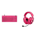 G Pro TKL Rapid Keyboard (French Layout - Linear) + G Pro X Superlight 2 Gaming Mouse EWR2 - Magenta