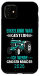 Coque pour iPhone 11 Einzelkind War Gestern Ich Werde Großer Bruder 2025 Tracteur