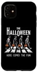 Coque pour iPhone 11 Trick or Treating Zombies Hommes Femmes Enfants Amusant Halloween