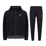 Nike Sportswear Men's Club Fleece Cotton Full Zip Tracksuit Black