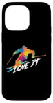 Coque pour iPhone 14 Pro Max Slalom Ski Sports d'hiver Montagne Poudre Day