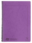 Clairefontaine 4864Z Un Cahier à Spirale Notemakers Europa Lilas - A4 21x29,7 cm - 120 Pages Détachables Lignées - Papier Blanc 90 g - Couverture Carte Lustrée