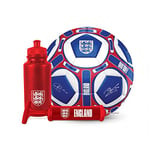 England FA Signature Football Gift Set, 5, White