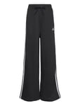 Adidas Sportswear Essentials 3-Stripes Fleece Wide Pant Svart