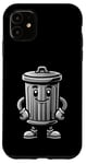 iPhone 11 Garbage Trash Can Cartoon Character Design Case