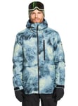 Quiksilver Snow Jacket Mission Printed JK Men Green L