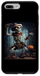 iPhone 7 Plus/8 Plus Troll Scarecrow in a Haunted House Halloween Case