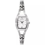 Sekonda 4191.27 Women's Diamante Bezel Stainless Steel Bracelet Strap Watch, Silver