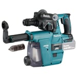 Makita Kombihammare LXT DHR243ZJW med dammsug DX07, utan batteri & laddare