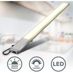 I Barre led 10 w i 1100 lumens i Longueur : 57,5 cm i 3000K couleur de lumière blanc chaud i IP20 i Lampe d'armoire i Lampe de cuisine i Lampe