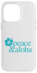 Coque pour iPhone 14 Pro Max Plage de surf pour les vacances de Peace and Aloha à Hawaï