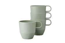 Mepal - Mug 4 pièces Silueta - Tasse à thé et à café - Lavable au lave-vaisselle et résistant au micro-ondes - Vaisselle - 300 ml - Nordic sage