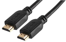 LMS DATA High Speed HDMI Lead, Male to Male, 24K Gold Connectors, 10m Black
