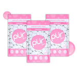 PUR Gum | Sugar Free Chewing Gum | Made with Xylitol | Vegan, Aspartame Free, Gluten Free & Keto Friendly | Natural Bubblegum Flavoured Gum, 55 Pieces (Pack of 3)