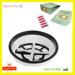 Filter for Numatic Henry Hetty James Vacuum Hoover 12" + 10 Bags + Freshenes