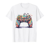 Gamer Retro Arcade Console Gaming Video Game Controller T-Shirt