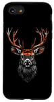 Coque pour iPhone SE (2020) / 7 / 8 Bois de Cerf Chasse Chevreuil Cerf Rouge Bois de Cerf