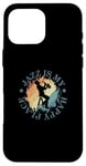 Coque pour iPhone 16 Pro Max Jazz is my Happy Place Musique Genre