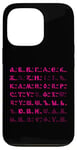 Coque pour iPhone 13 Pro Lettres cyrilliques de l'alphabet russe bukwiza russkaja futbolka