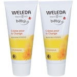 WELEDA Baby Crème Pour le Change au Calendula 2x75 ml