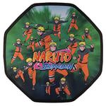 Konix Naruto Shippuden Tapis de Sol Gaming 98 x 98 cm pour Chaise de Bureau - Revêtement antidérapant - Motif Multi Clonage Naruto