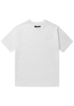 Organic Logo Fitted Tee - White Alyssum