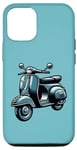 iPhone 14 Vintage Classic Italian Scooter Motorbike Bike Scooter Lover Case