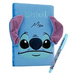 Disney Carnet de Notes Stitch, Coffret Cadeau Lilo et Stitch Carnet A5 Peluche et Stylo