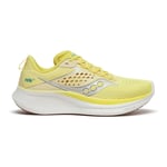 Saucony Ride 17 Chaussure De Running Sans Stabilisateurs Femmes - Beige , Jaune Citron