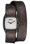 Breil Montre pour Femme New Snake avec Bracelet Mesh en Acier, Mouvement Time Just - 2H Quartz