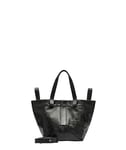 Liebeskind Sac de Shopping S-Elvira Lmb SF Ver-Noir, Courses Femme