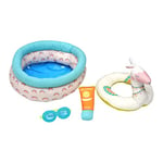 Manhattan Toy Stella Collection Pool Party Ensemble de Jeu de 4 pièces pour bébé poupée pour poupées Stella de 30,48 cm et 38,1 cm