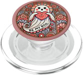 Be my Boo Illustration fantôme Saint-Valentin PopSockets PopGrip pour MagSafe