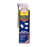 Zero In Ultra Power Bed Bug & Dustmite Killer - 500 ml Dual Action Aerosol Indoor Use Fast-Acting Kills Bed Bugs on Contact and Prevents the Spread of Allergens