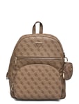 Power Play Large Tech Backpack Ryggsäck Väska Brown GUESS