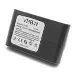 vhbw Batterie compatible avec Dyson DC31 Animal, DC34, DC35, DC34 Animal aspirateur, robot électroménager - Type B (1500mAh, 22,2V, Li-ion)