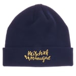 Claire's Harry Potter™ Mischief Managed Beanie Hat – Blue