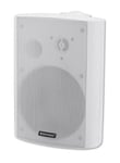 WPS-6W ENCEINTE MURALE BLANCHE 2 VOIES LIGNE 100V 88 DB OMNITRONIC