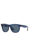 Ray-Ban 0Rbr0502S Reverse Square Sunglasses - Blue