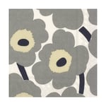 Marimekko Unikko servetti 33x33 cm 20 kpl Harmaa-valkoinen